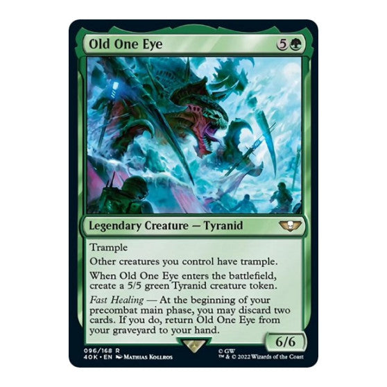 Old One Eye (40K) #96 Rare (Lightly Played) Universes Beyond: Warhammer 40,000 Magic: The Gathering: 2022