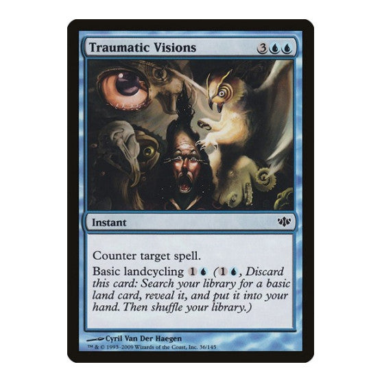 Traumatic Visions (CON) #36 Common Conflux Magic: The Gathering: 2009