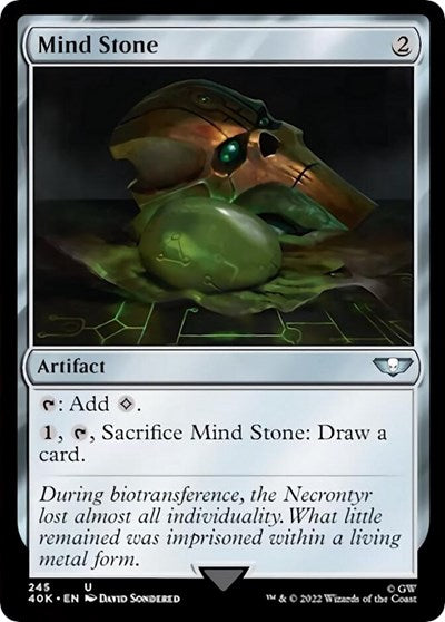 Mind Stone 245 (40K) #245 Uncommon (Lightly Played) Universes Beyond: Warhammer 40,000 Magic: The Gathering: 2022