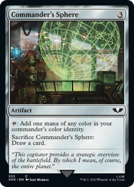 Commanders Sphere 233 (40K) #233 Common (Lightly Played) Universes Beyond: Warhammer 40,000 Magic: The Gathering: 2022