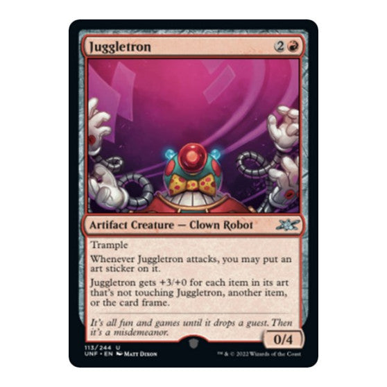 Juggletron (UNF) #113 Uncommon (Foil Lightly Played) Unfinity Magic: The Gathering: 2022