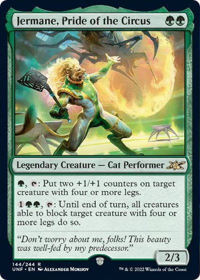 2022 Magic: Unfinity (UNF) - Jermane Pride of the Circus (#144, Rare)