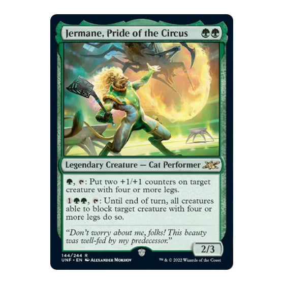 Jermane Pride of the Circus (UNF) #144 Rare Unfinity Magic: The Gathering: 2022