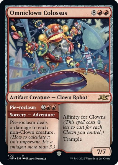 Omniclown Colossus (UNF) #116 Rare (Lightly Played) Unfinity Magic: The Gathering: 2022