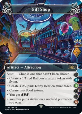 Gift Shop 2 3 6 (UNF) #214a Rare (Lightly Played) Unfinity Magic: The Gathering: 2022