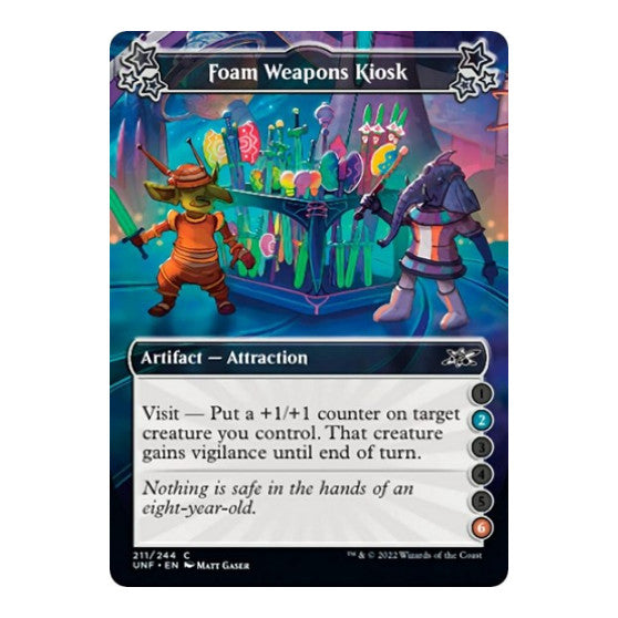 Foam Weapons Kiosk (2-6) (UNF) #211 Common (Lightly Played) Unfinity Magic: The Gathering: 2022