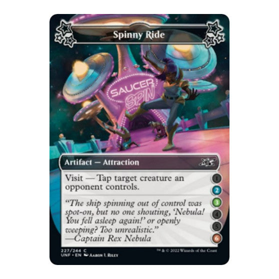 Spinny Ride (2-3-6) (UNF) #227 Common (Foil Lightly Played) Unfinity Magic: The Gathering: 2022