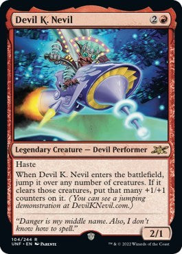 2022 Magic: Unfinity (UNF) - Devil K Nevil (#104, Rare) (Lightly Played)