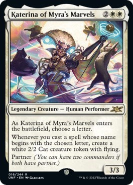 2022 Magic: Unfinity (UNF) - Katerina of Myras Marvels (#16, Rare)