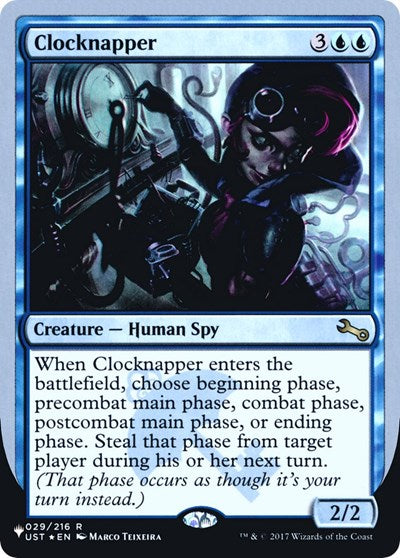 Clocknapper (LIST) #14 Rare (Foil Moderately Played) The List Reprints Magic: The Gathering: 2026