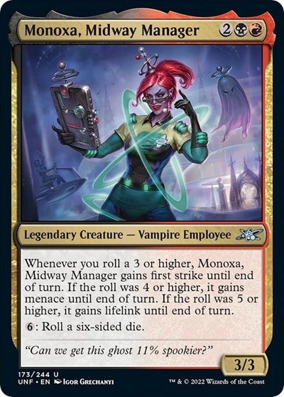 Monoxa Midway Manager (UNF) #173 Uncommon (Lightly Played) Unfinity Magic: The Gathering: 2022