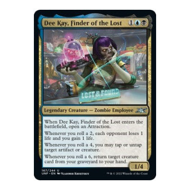 Dee Kay, Finder of the Lost (UNF) #167 Uncommon (Lightly Played) Unfinity Magic: The Gathering: 2022