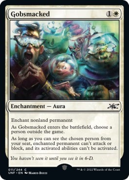 Gobsmacked (UNF) #11 Common (Moderately Played) Unfinity Magic: The Gathering: 2022