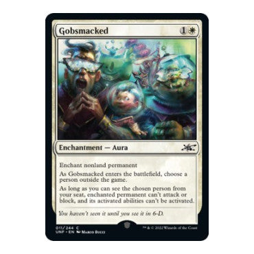 Gobsmacked (UNF) #11 Common (Moderately Played) Unfinity Magic: The Gathering: 2022