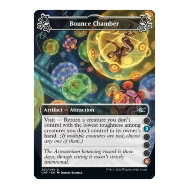 Bounce Chamber (2-6) (UNF) #201 Uncommon (Foil Lightly Played) Unfinity Magic: The Gathering: 2022