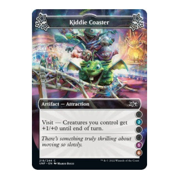 Kiddie Coaster (2-5-6) (UNF) #219 Common (Lightly Played) Unfinity Magic: The Gathering: 2022