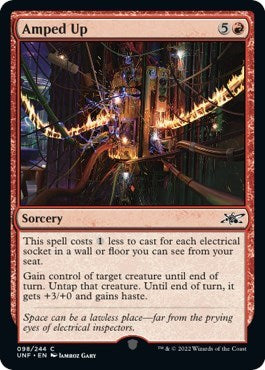 Amped Up (UNF) #98 Common (Lightly Played) Unfinity Magic: The Gathering: 2022