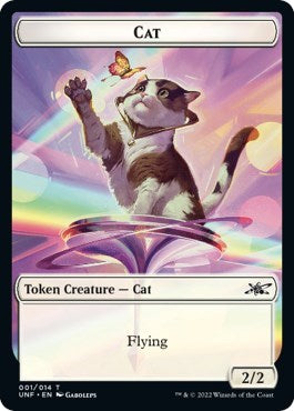 Cat Token (UNF) #1 T (Lightly Played) Unfinity Magic: The Gathering: 2022