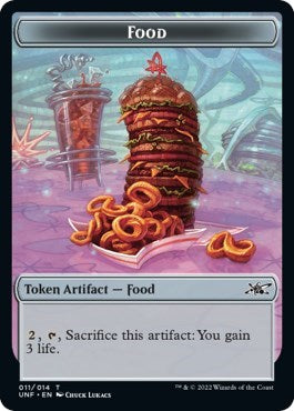 Food Token 011 (UNF) #11 T (Lightly Played) Unfinity Magic: The Gathering: 2022