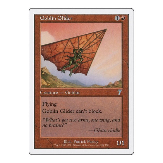 Goblin Glider (7ED) #189 Uncommon (Lightly Played) 7th Edition Magic: The Gathering: 2001