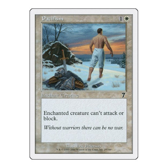 Pacifism (7ED) #29 Common 7th Edition Magic: The Gathering: 2001