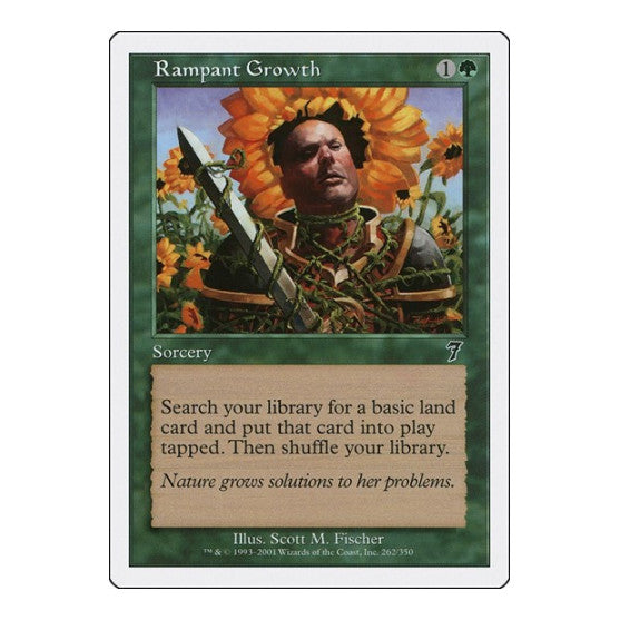 Rampant Growth (7ED) #262 Common (Heavily Played) 7th Edition Magic: The Gathering: 2001