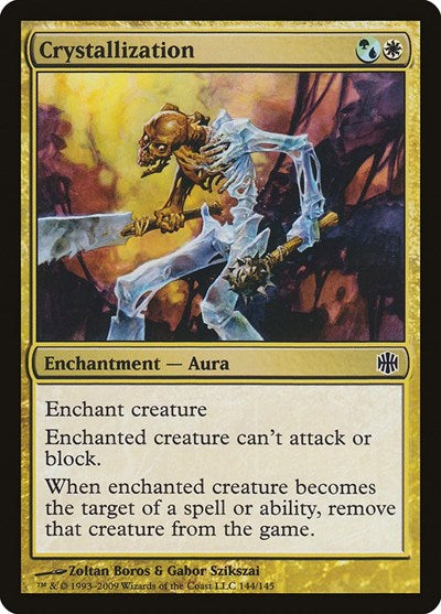Crystallization (ARB) #144 Common (Damaged) Alara Reborn Magic: The Gathering: 2009