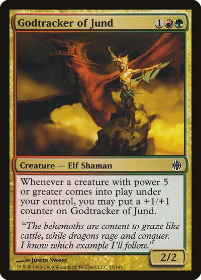 Godtracker of Jund (ARB) #55 Common (Lightly Played) Alara Reborn Magic: The Gathering: 2009