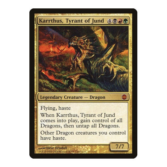 Karrthus, Tyrant of Jund (ARB) #117 Mythic Rare (Near Mint) Alara Reborn Magic: The Gathering: 2009