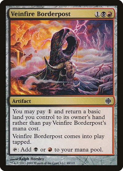 Veinfire Borderpost (ARB) #48 Common Alara Reborn Magic: The Gathering: 2009