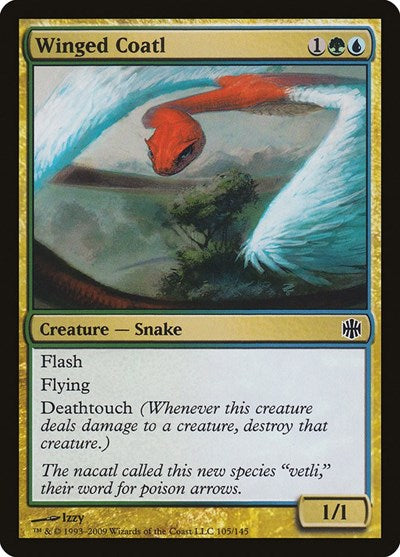 Winged Coatl (ARB) #105 Common (Lightly Played) Alara Reborn Magic: The Gathering: 2009