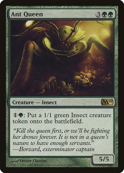 Ant Queen (M10) #166 Rare (Near Mint) Magic 2010 (M10) Magic: The Gathering: 2009