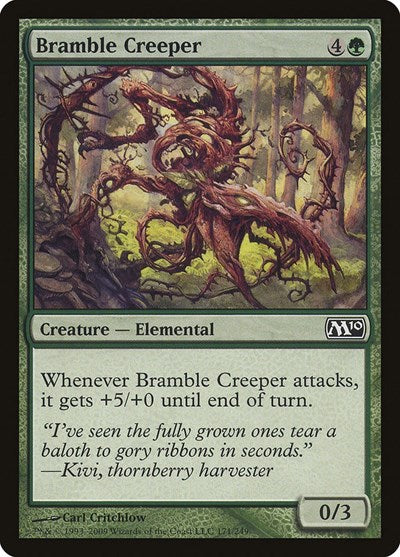 Bramble Creeper (M10) #171 Common Magic 2010 (M10) Magic: The Gathering: 2009