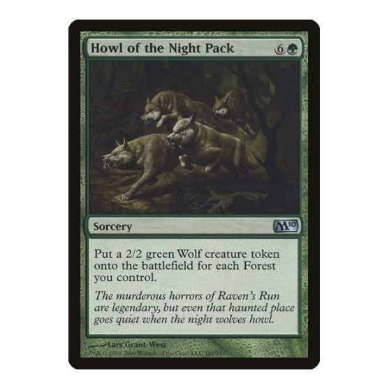 Howl of the Night Pack (M10) #187 Uncommon Magic 2010 (M10) Magic: The Gathering: 2009