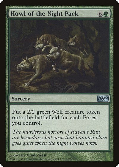 Howl of the Night Pack (M10) #187 Uncommon (Moderately Played) Magic 2010 (M10) Magic: The Gathering: 2009