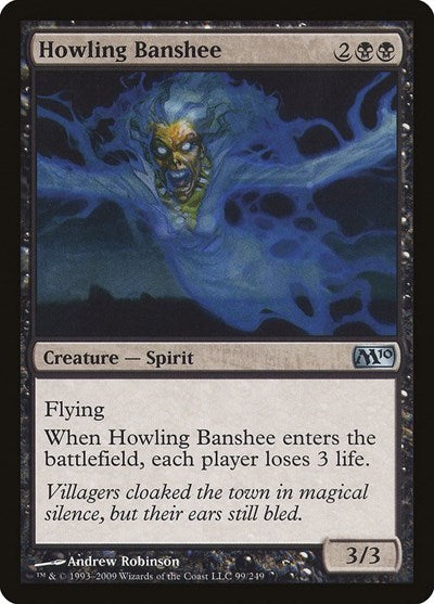 Howling Banshee (M10) #99 Uncommon (Lightly Played) Magic 2010 (M10) Magic: The Gathering: 2009