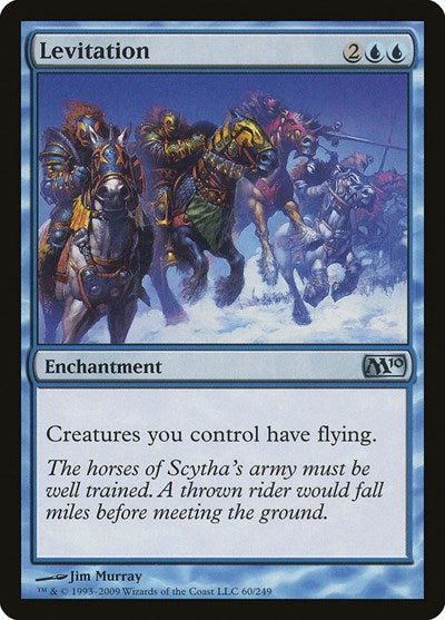 Levitation (M10) #60 Uncommon (Moderately Played) Magic 2010 (M10) Magic: The Gathering: 2009