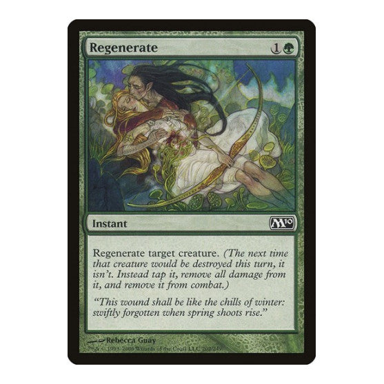 Regenerate (M10) #202 Common (Lightly Played) Magic 2010 (M10) Magic: The Gathering: 2009