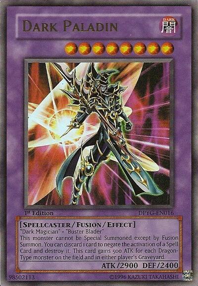 Dark Paladin (DPYG) #DPYG-EN016 Ultra Rare (1st Edition Near Mint) Duelist Pack: Yugi YuGiOh: 2009
