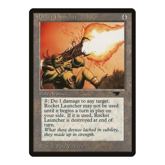 Rocket Launcher (ATQ) #63 Uncommon (Lightly Played) Antiquities Magic: The Gathering: 1994