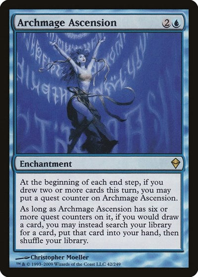 Archmage Ascension (ZEN) #42 Rare (Near Mint) Zendikar Magic: The Gathering: 2009
