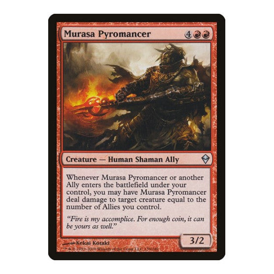 Murasa Pyromancer (ZEN) #139 Uncommon Zendikar Magic: The Gathering: 2009