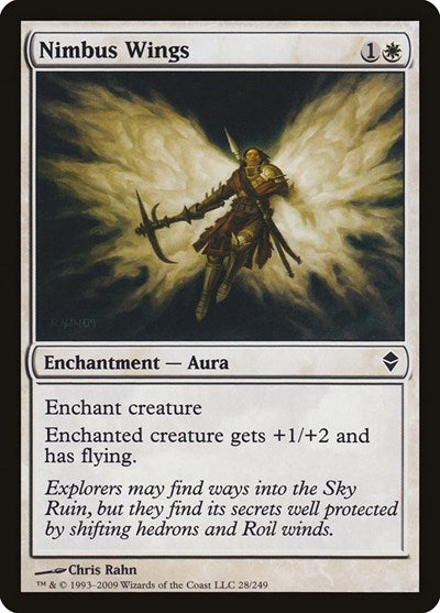 Nimbus Wings (ZEN) #28 Common (Lightly Played) Zendikar Magic: The Gathering: 2009