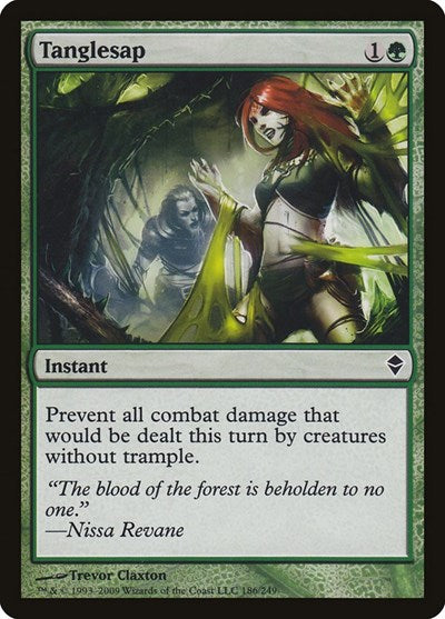 Tanglesap (ZEN) #186 Common (Lightly Played) Zendikar Magic: The Gathering: 2009