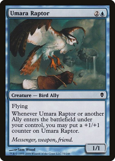 Umara Raptor (ZEN) #75 Common (Moderately Played) Zendikar Magic: The Gathering: 2009