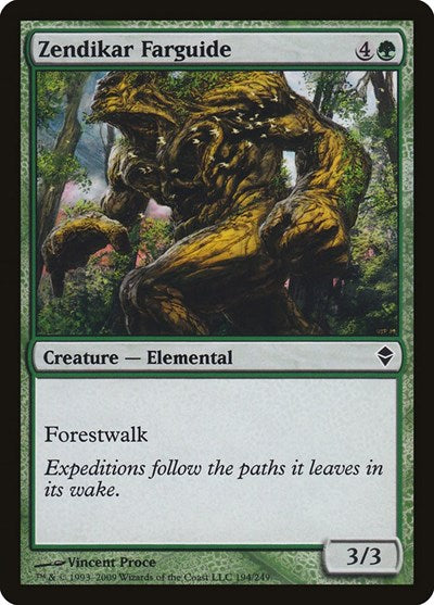 Zendikar Farguide (ZEN) #194 Common (Moderately Played) Zendikar Magic: The Gathering: 2009