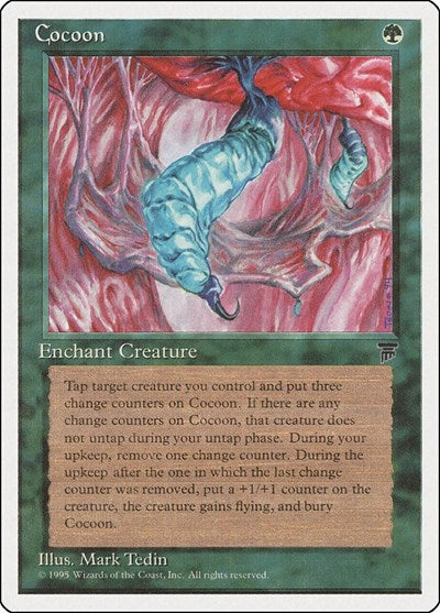 Cocoon (CHR) #59 Uncommon (Moderately Played) Chronicles Magic: The Gathering: 1995
