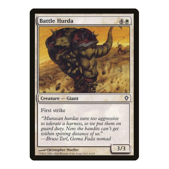 Battle Hurda (WWK) #4 Common Worldwake Magic: The Gathering: 2010