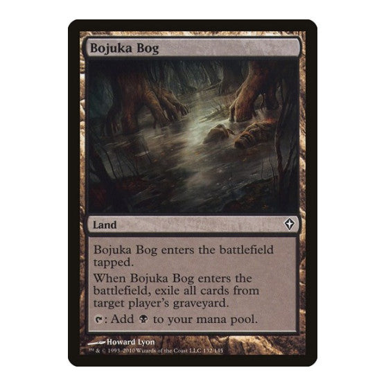 Bojuka Bog (WWK) #132 Common (Moderately Played) Worldwake Magic: The Gathering: 2010