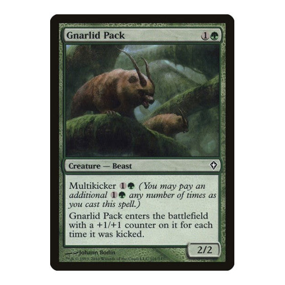 Gnarlid Pack (WWK) #101 Common Worldwake Magic: The Gathering: 2010